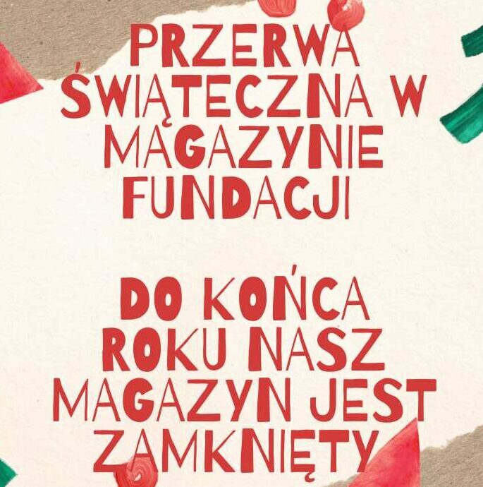 Świąteczna przerwa w pracy magazynu.