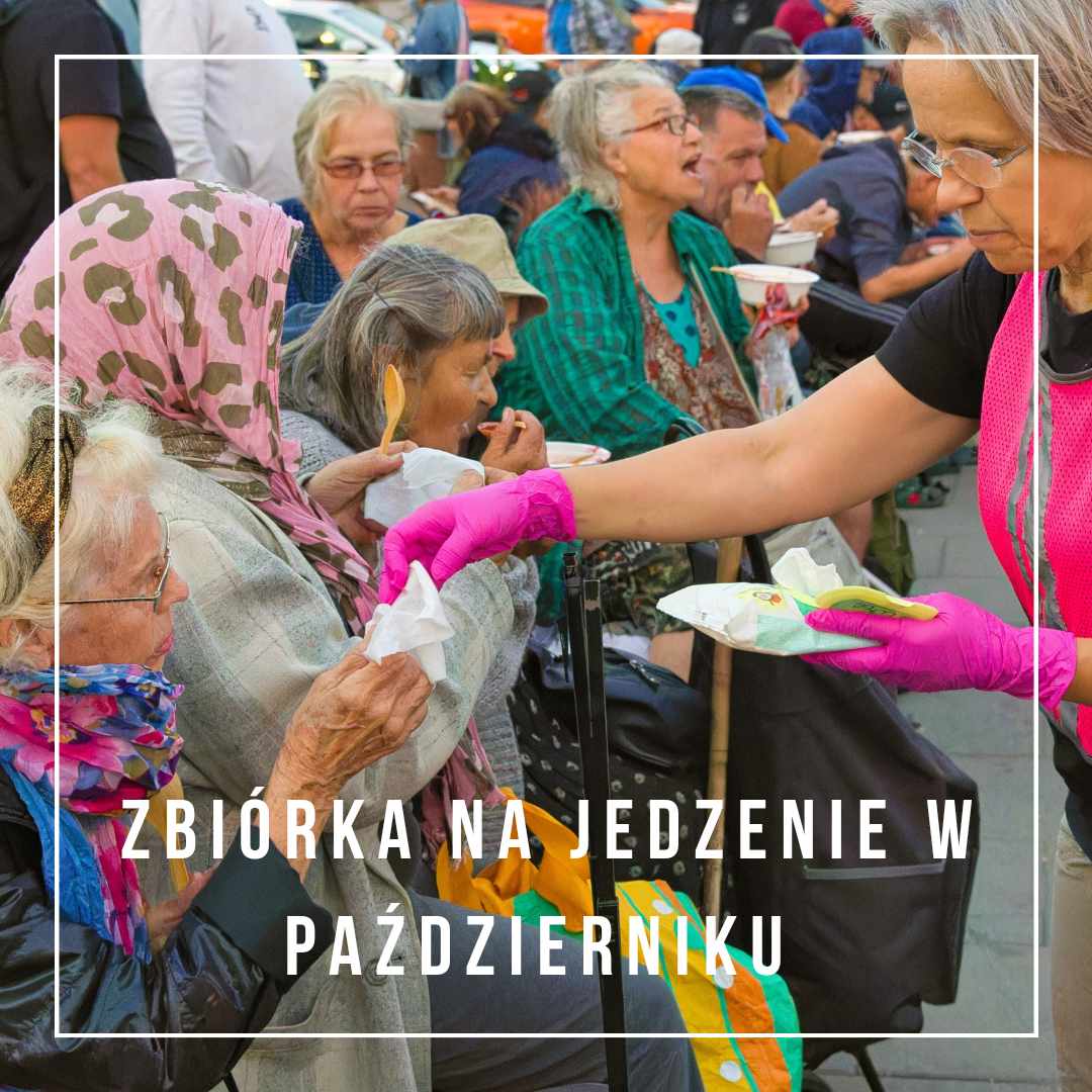 Zbiórka na jedzenie w PAŹDZIERNIKU.