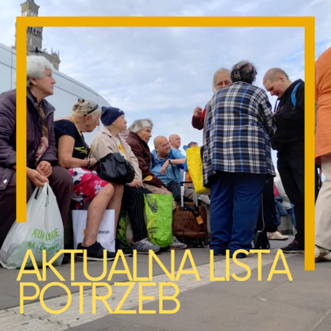 Nasza najnowsza LISTA POTRZEB.
