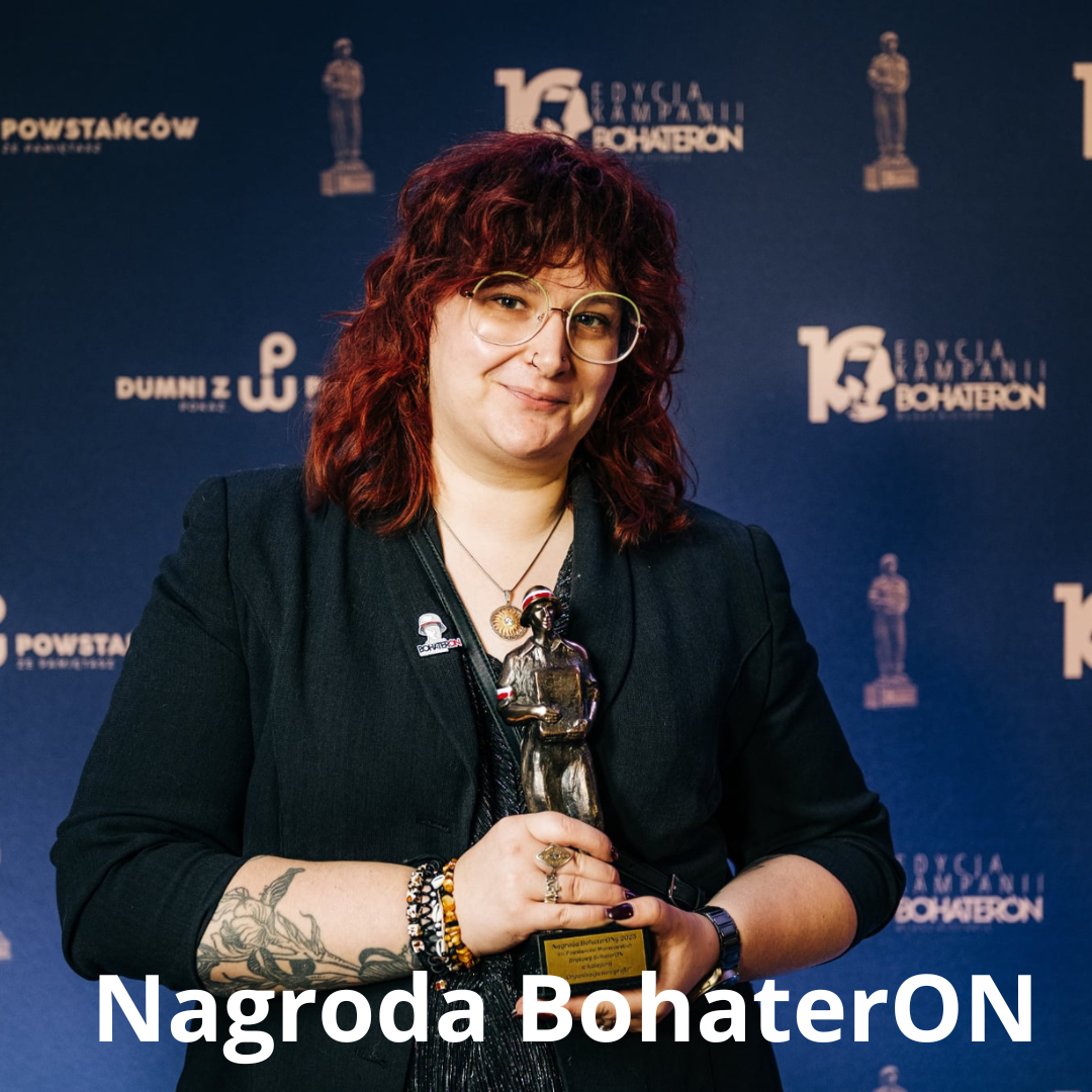 Brązowy BohaterON w kategorii organizacja Non Profit.