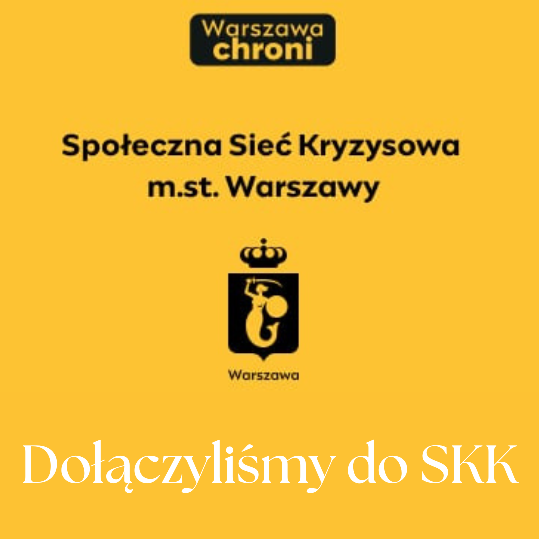 Dołączyliśmy do Społecznej Sieci Kryzysowej m.st. Warszawy.