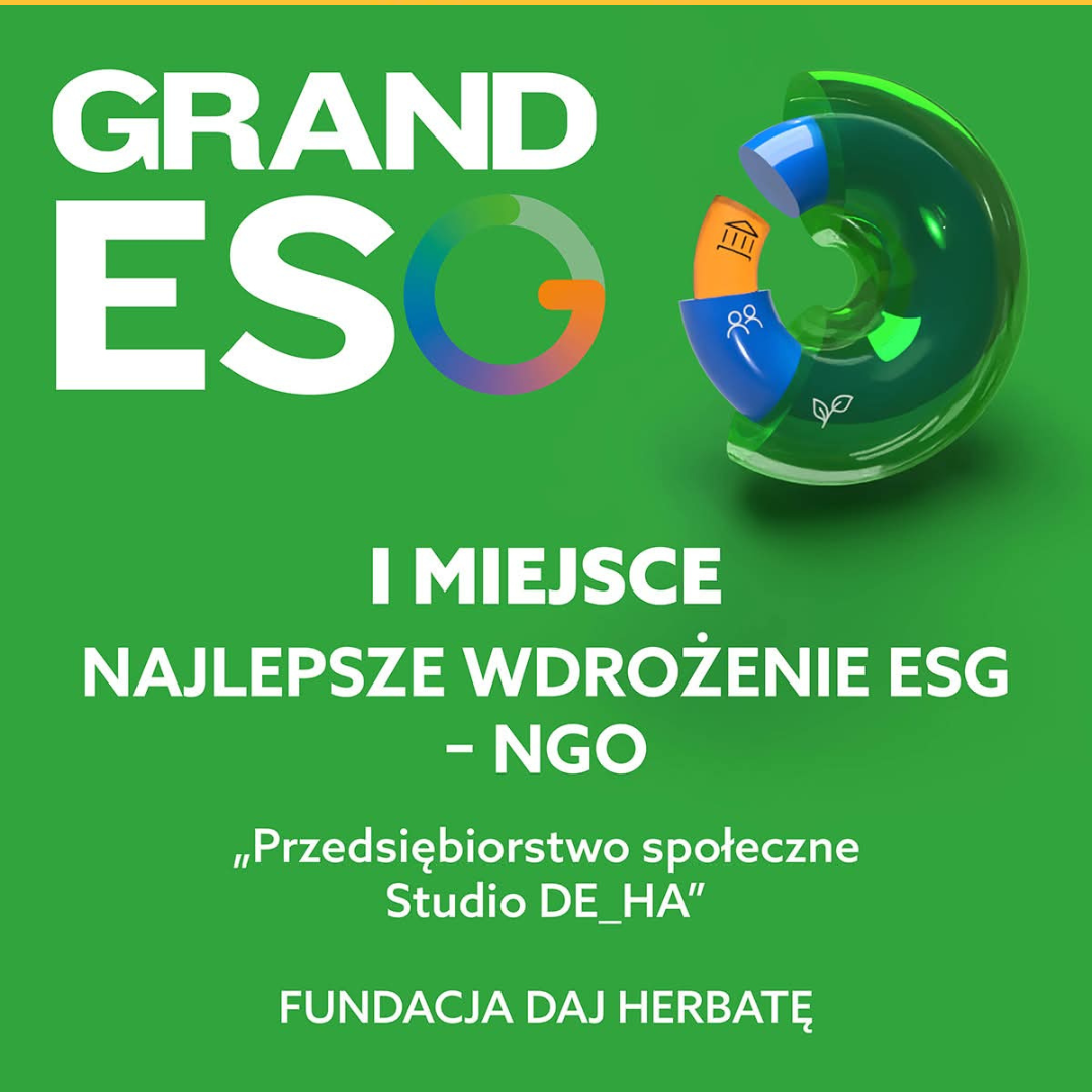 Nagroda w kategorii 𝙉𝙖𝙟𝙡𝙚𝙥𝙨𝙯𝙚 𝙒𝙙𝙧𝙤𝙯̇𝙚𝙣𝙞𝙚 𝙀𝙎𝙂 – 𝙉𝙂𝙊